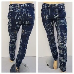 NEW ROBIN'S JEAN Motard Slim Jeans SZ 40